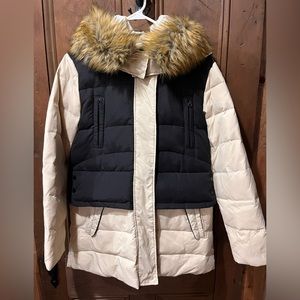 AINI SAVOIE WINTER COAT WITH FAUX FUR